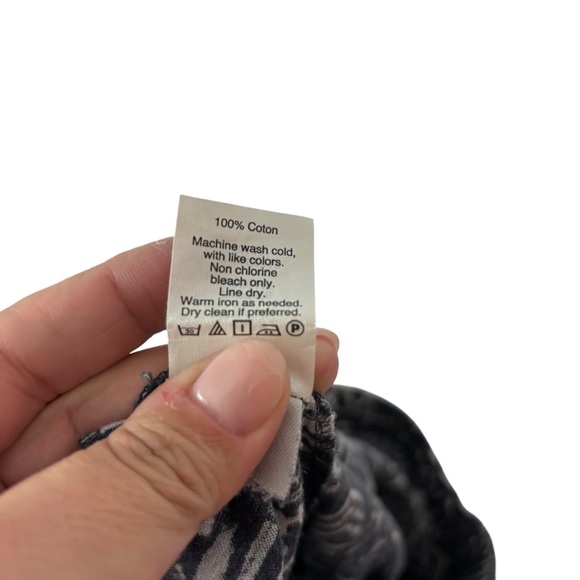 Madewell Kingston Cover Up Jumpsuit Inkstone Aztec Tribal Strapless Boho Size S - Picture 9 of 10